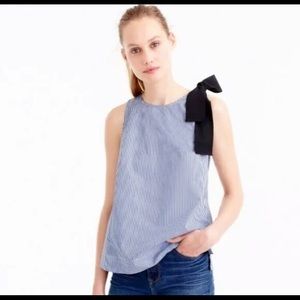 J.Crew Sleeveless Striped Blouse in Size 00